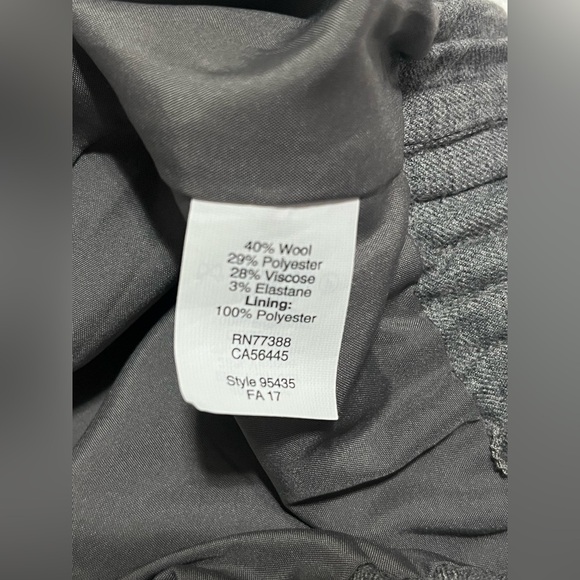 J. Crew Women’s Wool Blend Gray Elastic Waist Skirt, Size 6, NWT - Picture 10 of 13